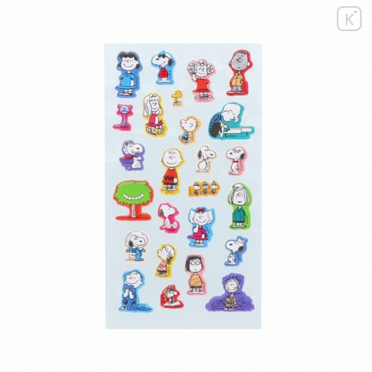 Japan Peanuts Marshmallow Stickers - 75th Anniversary Kids - 2