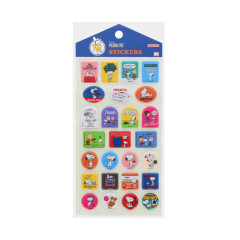 Japan Peanuts Marshmallow Stickers - 75th Anniversary Blue