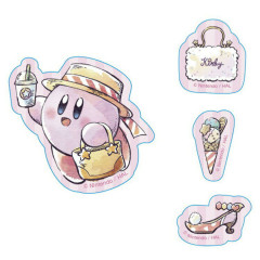 Japan Kirby Big Sticker Set - Kirby : Sunny Day B
