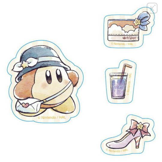 Japan Kirby Big Sticker Set - Waddle Dee : Sunny Day - 1