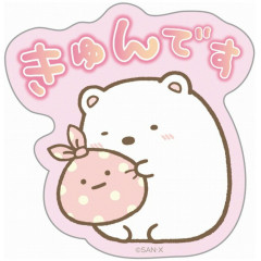 Japan San-X Big Sticker - Sumikko Gurashi : Shirokuma