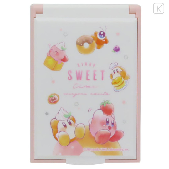 Japan Kirby Folding Mirror - Kirby & Waddle Dee : Everyone Sweets - 1