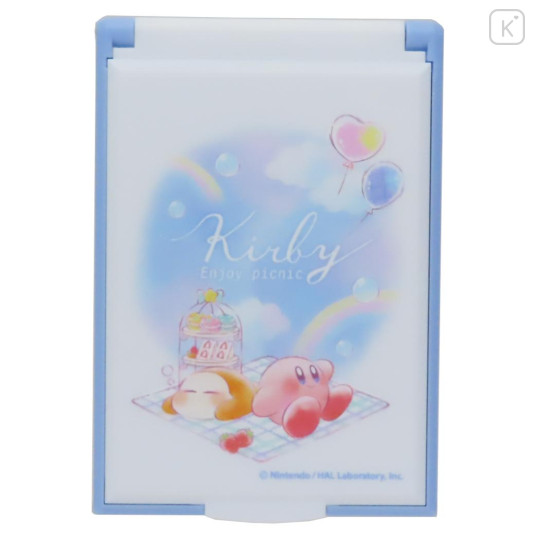 Japan Kirby Folding Mirror - Kirby & Waddle Dee : Picnic - 1