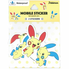 Japan Pokemon Mobile Sticker Set - Plusle & Minun