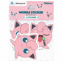 Japan Pokemon Mobile Sticker Set - Jigglypuff
