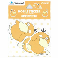 Japan Pokemon Mobile Sticker Set - Psyduck