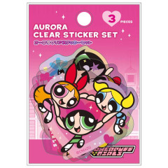 Japan The Powerpuff Girls Aurora Clear Sticker Set - Friends