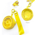 Japan Pokemon Multi Ring Plus Clear Hand Strap with Mini Pouch - Pikachu - 2