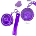 Japan Pokemon Multi Ring Plus Clear Hand Strap with Mini Pouch - Ditto - 2