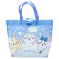 Japan Chiikawa Pool Bag Vinyl Tote Bag - Chiikawa & Hachiware & Usagi : Fun Sky Night - 1
