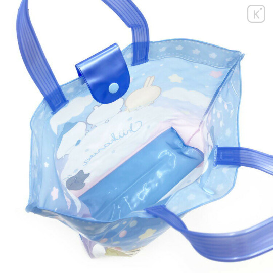 Japan Chiikawa Pool Bag Vinyl Tote Bag - Chiikawa & Hachiware & Usagi : Fun Sky Night - 3