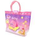 Japan Kirby Waterproof Vinyl Beach Bag & Pool Tote - Kirby & Waddle Dee : Sky Pink - 2