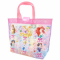 Japan Disney Pool Bag Vinyl Tote Bag - Disney Princess : Pink - 2