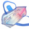 Japan Disney Waterproof Vinyl Beach Bag & Pool Tote - Mickey & Friends : Purple Pink Blue - 3