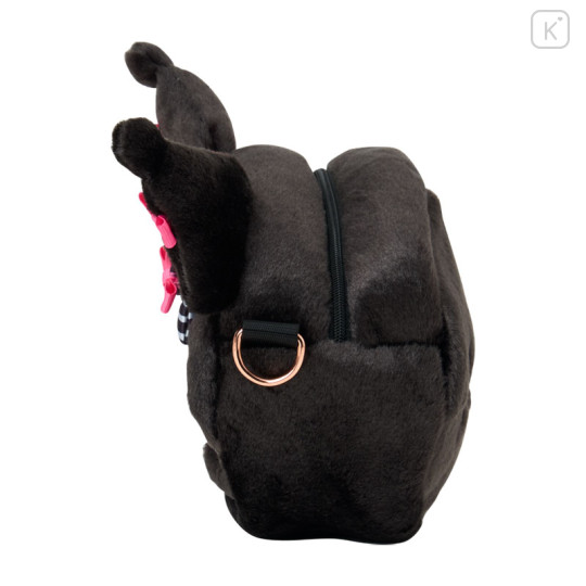 Japan Sanrio Clear Window Pouch - Kuromi : 20th Anniversary - 2