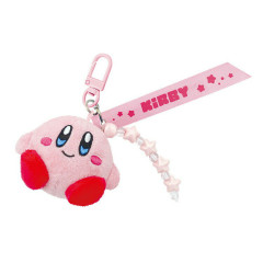 Japan Kirby Mascot Keychain With Charm - Kirby : Smile