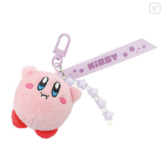 Japan Kirby Mascot Keychain With Charm - Kirby : Purple - 1