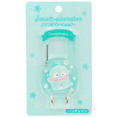 Japan Sanrio Acrylic Carabiner Keychain - Hangyodon : Flower