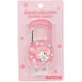 Japan Sanrio Acrylic Carabiner Keychain - My Melody : Flower - 1