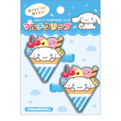 Japan Sanrio Rubber Hair Clip Set - Cinnamoroll : Crepe
