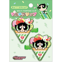 Japan The Powerpuff Girls Rubber Hair Clip Set - Buttercup Crepe
