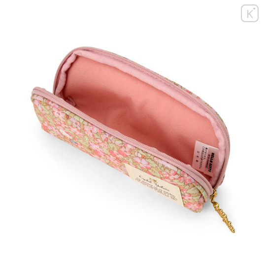 Japan Sanrio Liberty Fabrics Glasses Case - Hello Kitty : Primrose Meadow Pink - 3