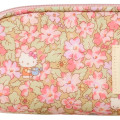 Japan Sanrio Liberty Fabrics Glasses Case - Hello Kitty : Primrose Meadow Pink - 4