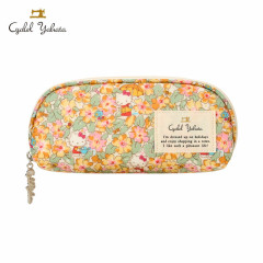 Japan Sanrio Liberty Fabrics Glasses Case - Hello Kitty : Primrose Meadow Yellow