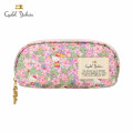 Japan Sanrio Liberty Fabrics Glasses Case - Hello Kitty : Primrose Meadow Purple - 1