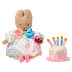 Japan Sanrio Original Plush Toy Set - Marron Cream : Birthday Celebration
