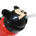 Japan Disney Store Water Bottle With Straw 350ml - Mickey : Smile - 3