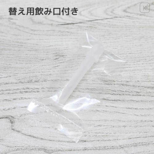 Japan Disney Store Water Bottle With Straw 350ml - Toy Story Little Green Men Aliens : Smile - 5