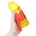 Japan Disney Store Water Bottle With Straw 350ml - Pooh : Smile - 2