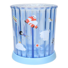 Japan Disney Rotating Pen Stand - Baymax : Clear Blue
