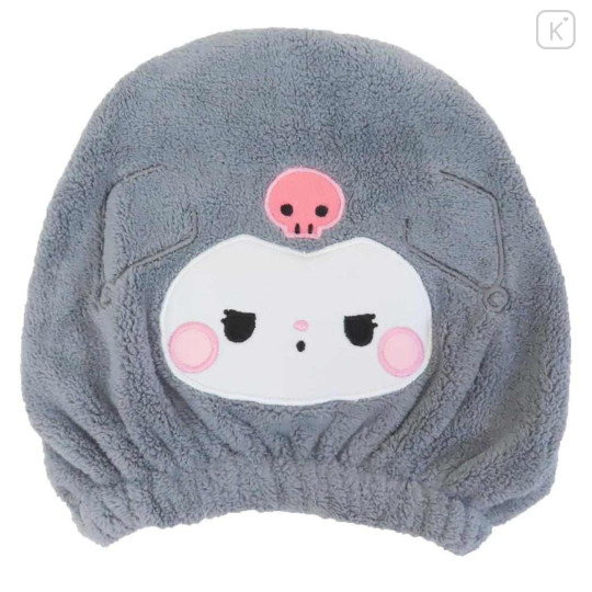 Japan Sanrio Quick Dry Hair Cap Towel - Kuromi & Mochi Mochi Panda : Face - 1