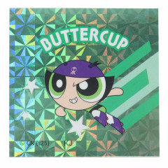 Japan The Powerpuff Girls Glitter Hologram Sticker - Buttercup B