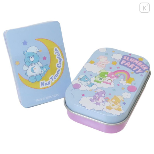 Japan Care Bears Sticker & Can Case - Blue Purple - 1