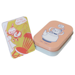 Japan Moomin Sticker & Can Case - Little My & Moomintroll : Teapot