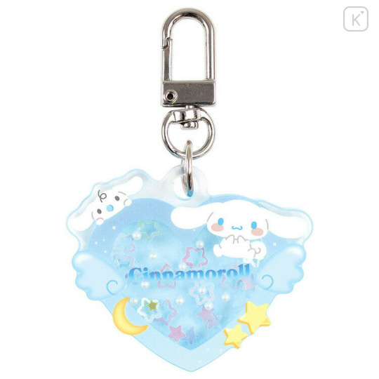Japan Sanrio Shaka Shaka Keychain - Cinnamoroll : Angel Heart - 1