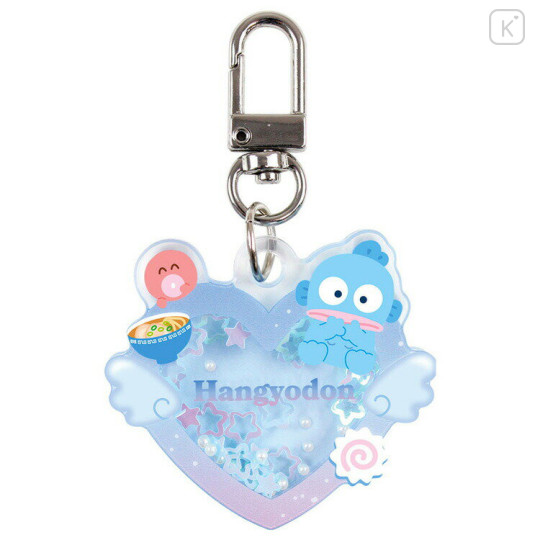 Japan Sanrio Shaka Shaka Keychain - Hangyodon : Angel Heart - 1