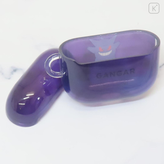 Japan Pokemon AirPods 4 Soft Case - Gengar : Clear Purple - 2