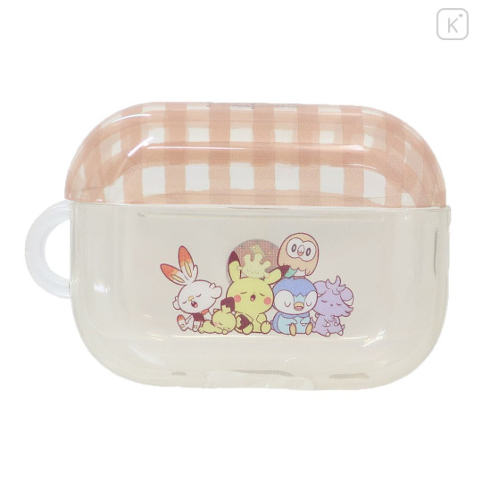 Japan Pokemon AirPods Pro 2 / Pro 1 Soft Case - Pocket Monster : Pokepeace Clear Light Yellow - 1