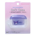 Japan Sanrio AirPods Pro 2 / Pro 1 Soft Case - Kuromi : With You Clear Light Purple - 1