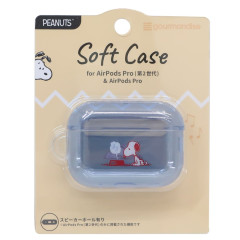 Japan Peanuts AirPods Pro 2 / Pro 1 Soft Case - Snoopy : Food Time Light Blue