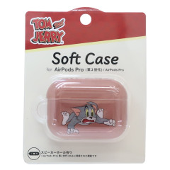 Japan Tom and Jerry AirPods Pro Soft Case - Tom & Jerry : Light Red