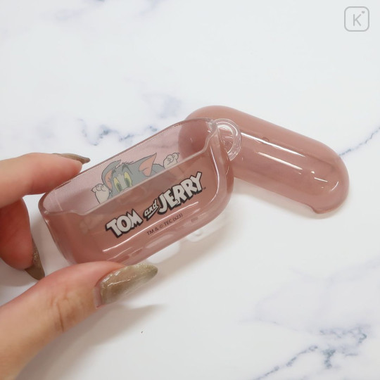 Japan Tom and Jerry AirPods Pro Soft Case - Tom & Jerry : Light Red - 2