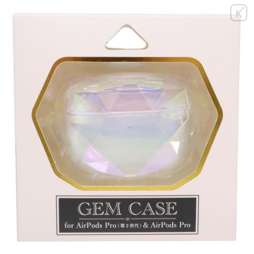 Japan AirPods Pro 2 / Pro 1 Gem Case - Aurora Diamond - 4
