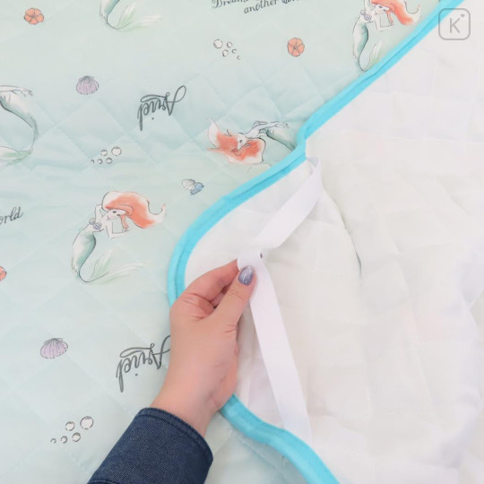 Japan Disney Cooling Mattress Pad - Ariel : Mint Blue - 2