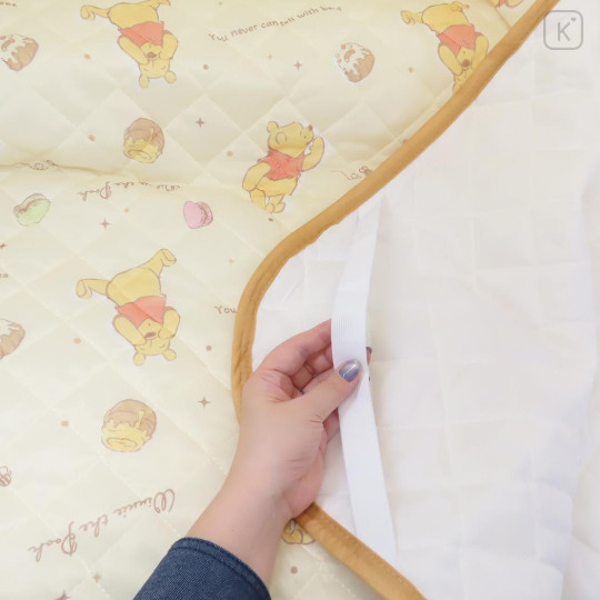 Japan Disney Cooling Mattress Pad - Pooh : Light Yellow - 2