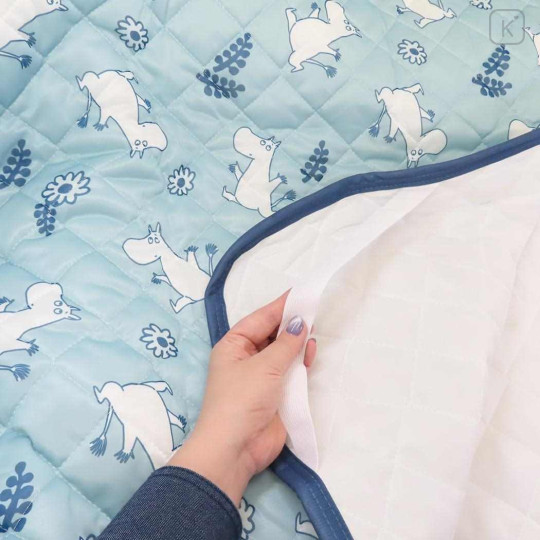 Japan Moomin Cooling Mattress Pad - Moomintroll : Blue - 2